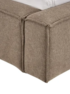 Cama Tapizada Lennon, Con Espacio De Almacenamiento