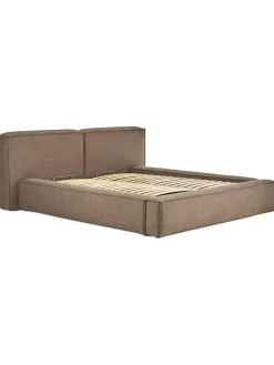 Cama Tapizada Lennon, Con Espacio De Almacenamiento