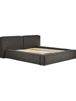 Cama Tapizada Lennon, Con Espacio De Almacenamiento