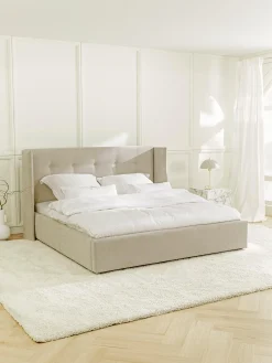Cama Tapizada Star, Con Espacio De Almacenamiento