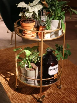 Camarera Redonda De Metal Emilia