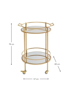 Camarera Redonda De Metal Emilia