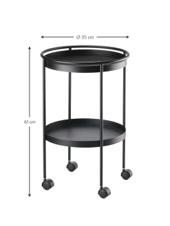 Camarera Redonda De Metal Rocks