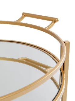 Camarera Redonda De Metal Emilia