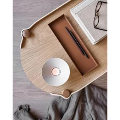 Candelabro De Acero Inoxidable Mate Uma