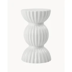 Candelabro De Porcelana Con Relieves Tura