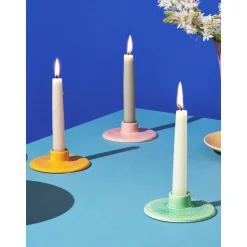 Candelabro De Porcelana Rhombe