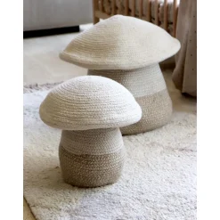 Cesta Infantil Artesanal Mushroom, 38 Cm