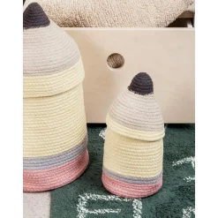 Cesta Infantil Artesanal Pencil, O 13 X 30 Cm