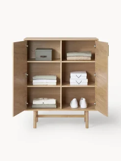 Chiffonnier Con Puertas De Roble Diana