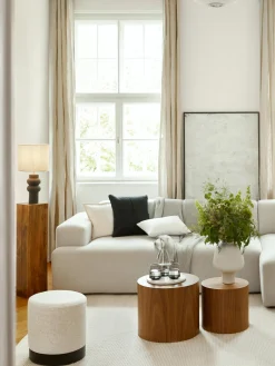 Columna Decorativa De Madera De Mango Like