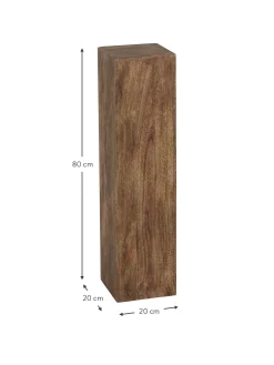 Columna Decorativa De Madera De Mango Like