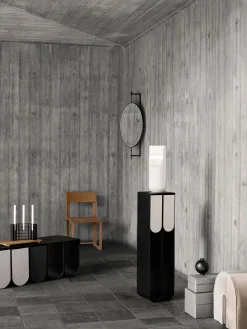 Columna Decorativa De Metal Curved