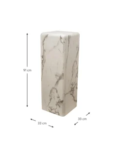 Columna Decorativa En Aspecto Marmol Look