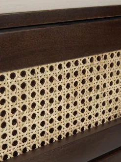 Comoda Cajonera Con Tejido Vienes Vienna