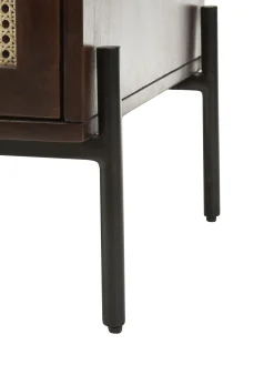 Comoda Cajonera Con Tejido Vienes Vienna