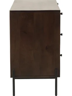 Comoda Cajonera Con Tejido Vienes Vienna