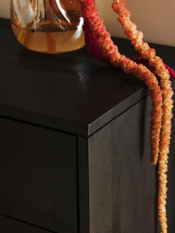 Comoda De Madera De Mango Con Cajones Luca