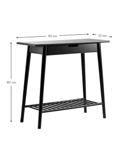 Consola De Recibidor Con Cajon De Bambu Noble