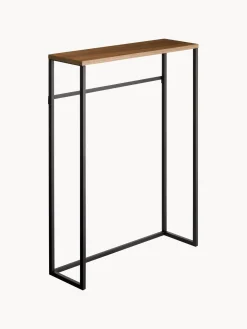 Consola Estrecha De Metal Con Ganchos Tower