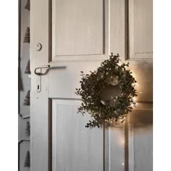 Corona Navidena De Eucalipto Artificial Eurelia