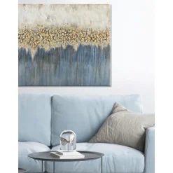 Cuadro En Lienzo Pintado A Mano Danish Arts I