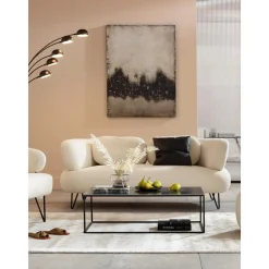 Cuadro En Lienzo Pintado A Mano Yegua