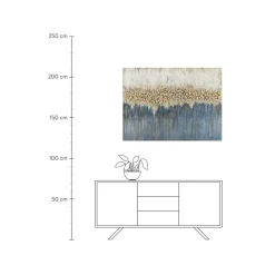 Cuadro En Lienzo Pintado A Mano Danish Arts I