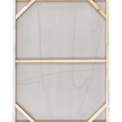 Cuadro En Lienzo Pintado A Mano Golden Blue I