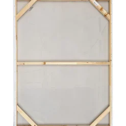 Cuadro En Lienzo Pintado A Mano Golden Blue Ii