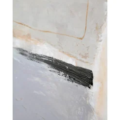 Cuadro En Lienzo Pintado A Mano Scenario, Marco De Madera