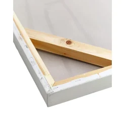 Cuadro En Lienzo Pintado A Mano Golden Blue I