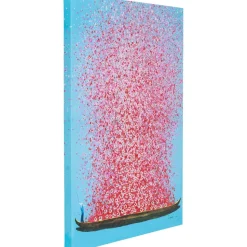 Cuadro En Lienzo Pintado Flower Boat