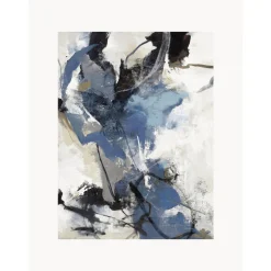 Cuadro Pintado A Mano Blue Vibes