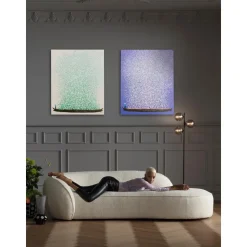 Cuadro Pintado A Mano Flower Boat