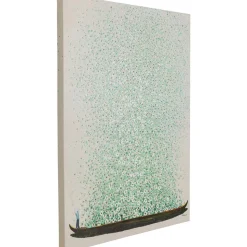 Cuadro Pintado A Mano Flower Boat