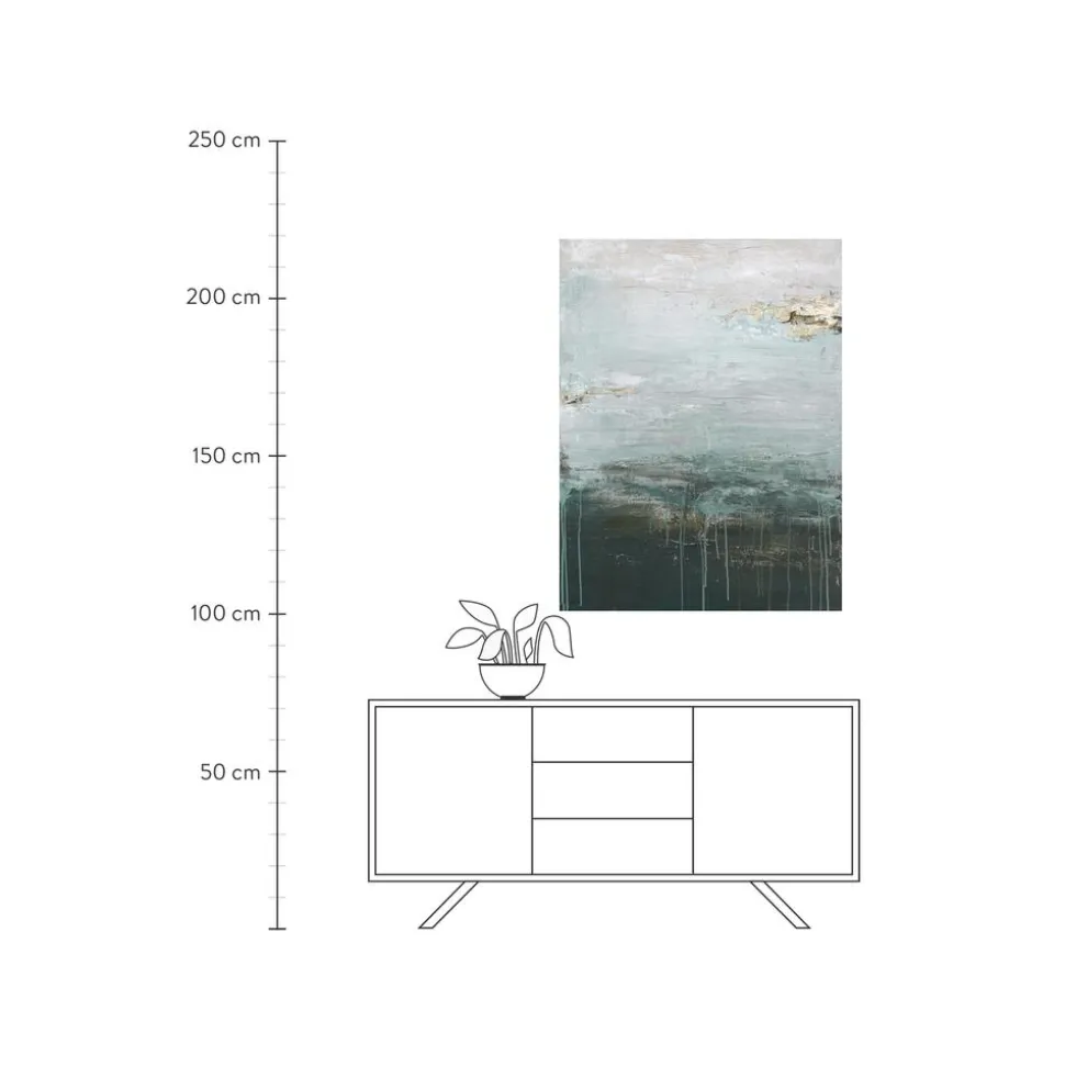 Cuadro Pintado A Mano Gradient Grace