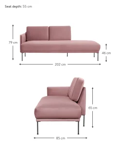 Divan De Terciopelo Fluente