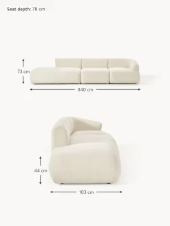 Divan Modular Grande De Borreguillo Sofia