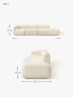 Divan Modular Grande De Borreguillo Sofia