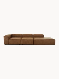Divan Modular Grande De Cuero Reciclado Lennon
