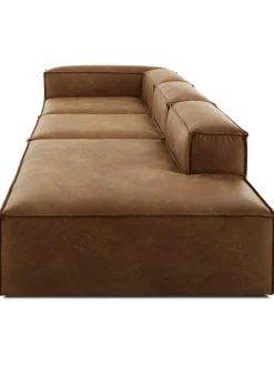 Divan Modular Grande De Cuero Reciclado Lennon