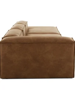 Divan Modular Grande De Cuero Reciclado Lennon