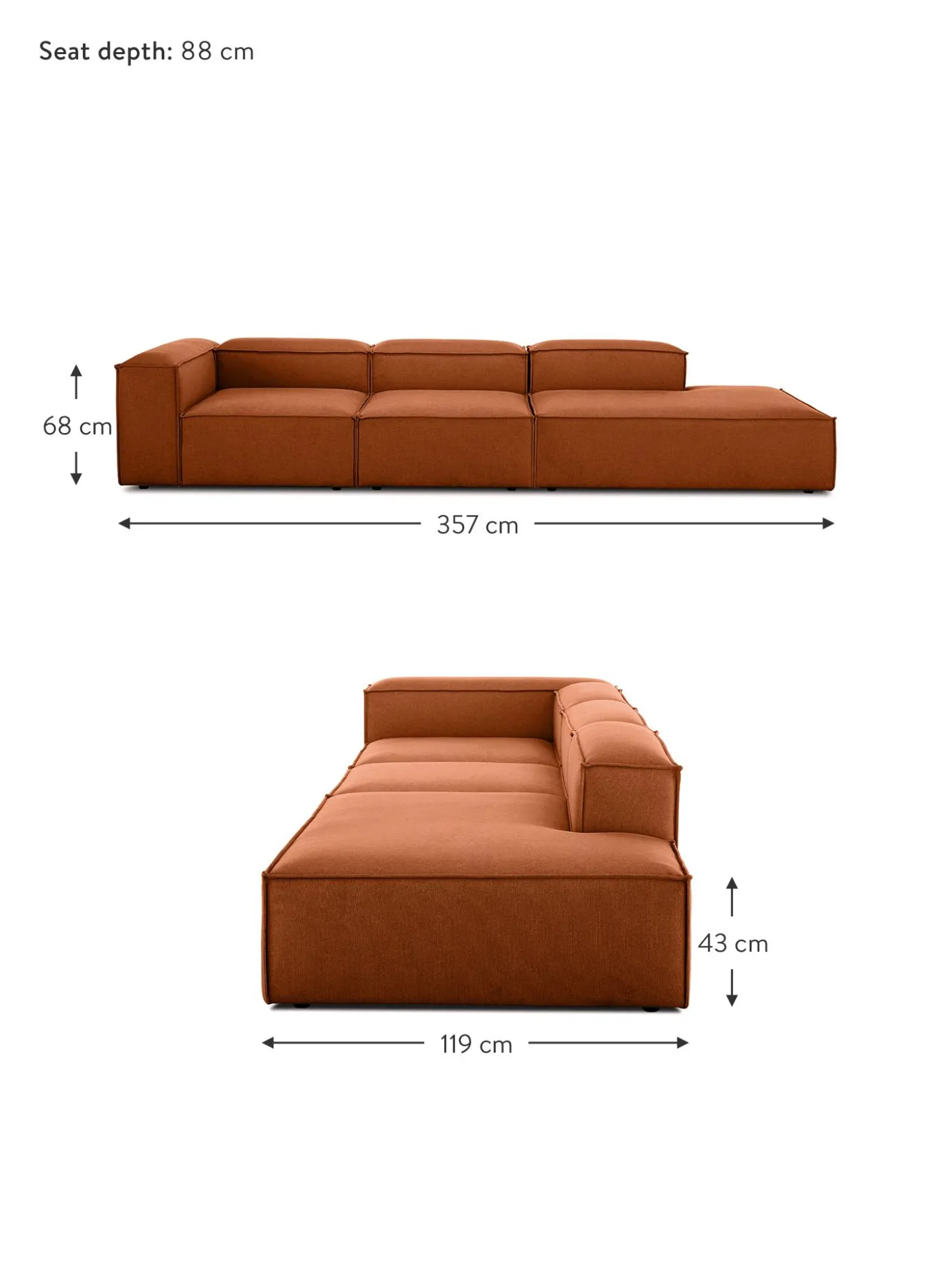 Divan Modular Grande Lennon