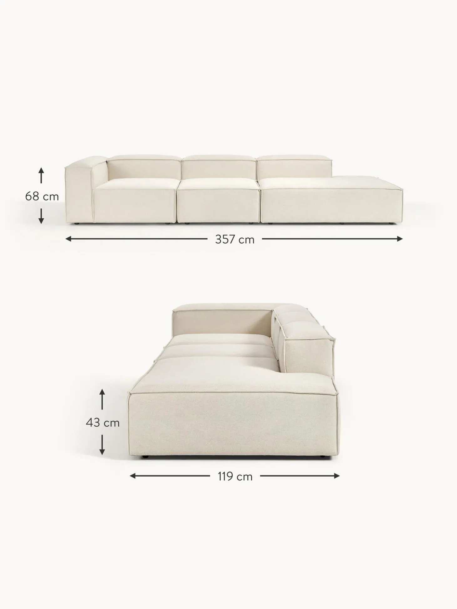 Divan Modular Grande Lennon