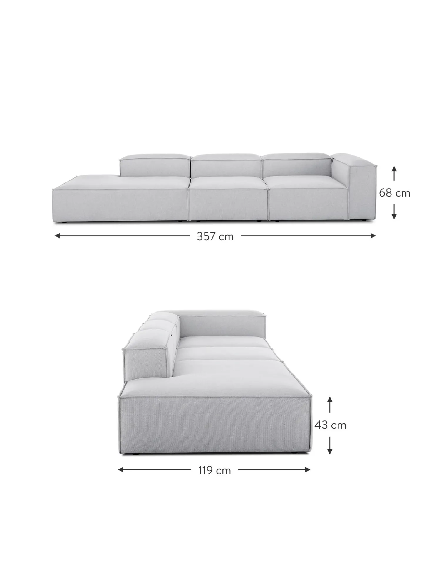 Divan Modular Grande Lennon