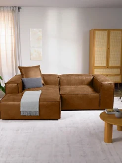 Divan Sofa De Cuero Reciclado Lennon