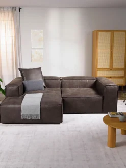 Divan Sofa De Cuero Reciclado Lennon
