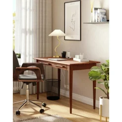 Escritorio Con Cajones De Madera De Mango Paul