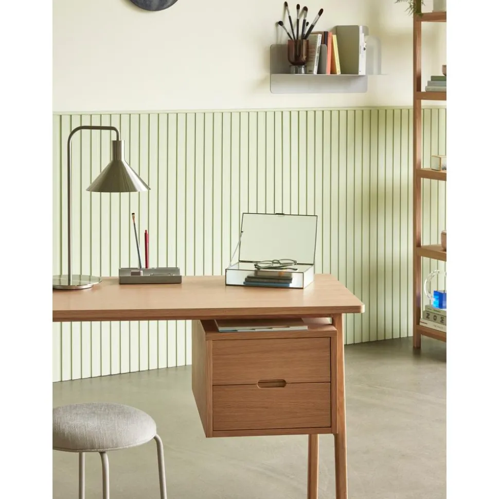 Escritorio De Madera Con Cajones Architect